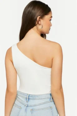 One-Shoulder Cutout Bodysuit