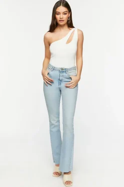 One-Shoulder Cutout Bodysuit