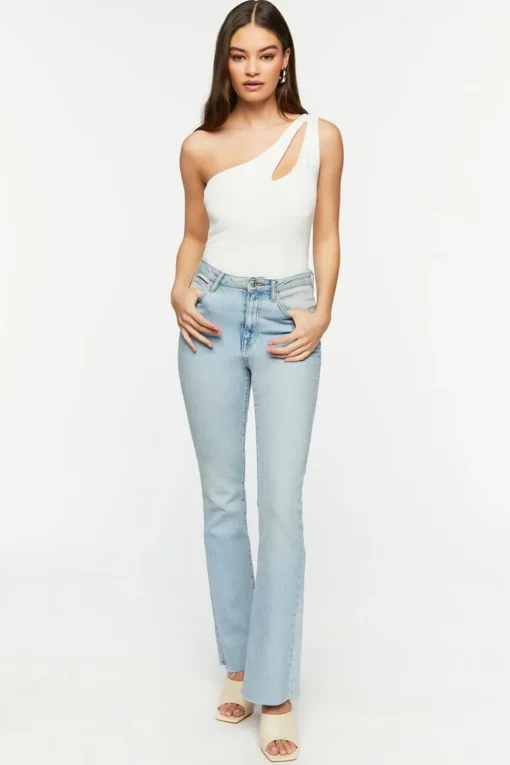 One-Shoulder Cutout Bodysuit