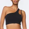 One-Shoulder Cutout Sports Bra