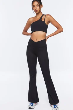 One-Shoulder Cutout Sports Bra