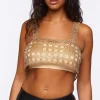 Open-Back Chainmail Crop Top