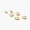 Open-End Hoop Earring Set
