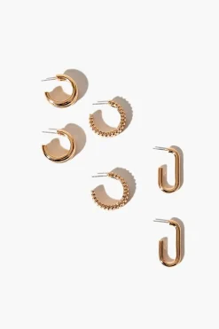 Open-End Hoop Earring Set