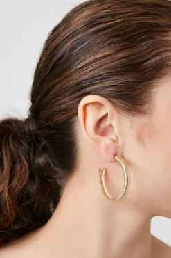 Open-End Hoop Earrings