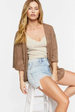 Open-Front Cardigan Sweater