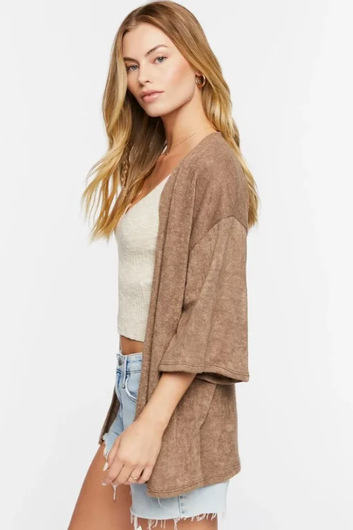 Open-Front Cardigan Sweater