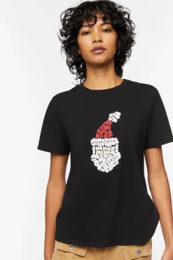 Organically Grown Cotton Santa Graphic Tee