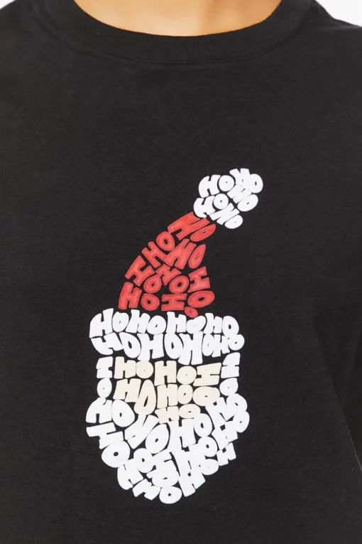Organically Grown Cotton Santa Graphic Tee