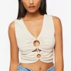 O-Ring Cutout Crop Top