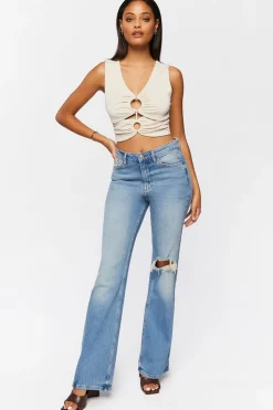 O-Ring Cutout Crop Top