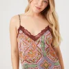 Ornate Print Pajama Cami