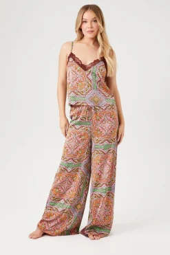 Ornate Print Pajama Cami