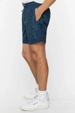 Ornate Print Swim Trunks