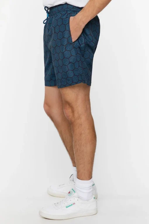 Ornate Print Swim Trunks