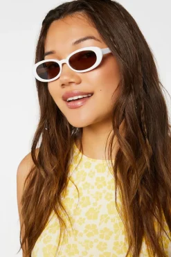 Oval Tinted Sunglasses