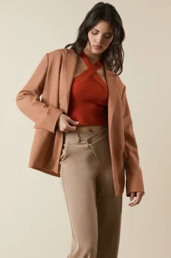Oversized Single-Breasted Blazer