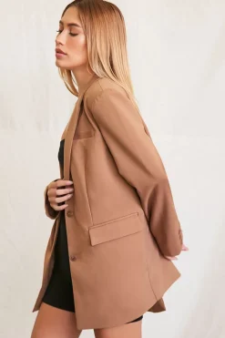 Oversized Single-Breasted Blazer