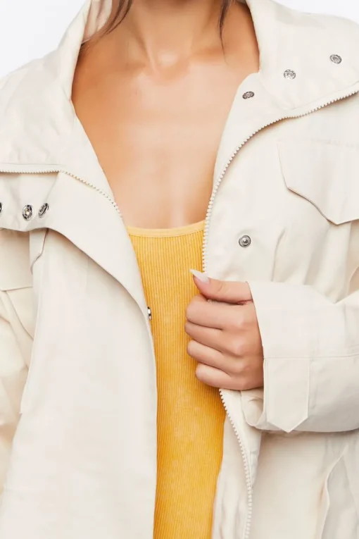 Oversized Snap-Button Shacket