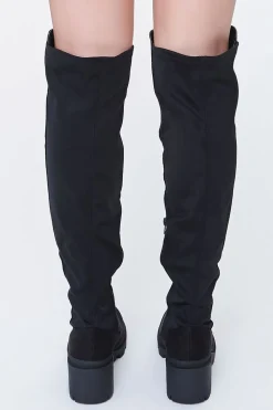 Over-The-Knee Lug-Sole Boots