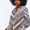 Paisley Print Buttoned Shirt