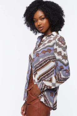 Paisley Print Buttoned Shirt