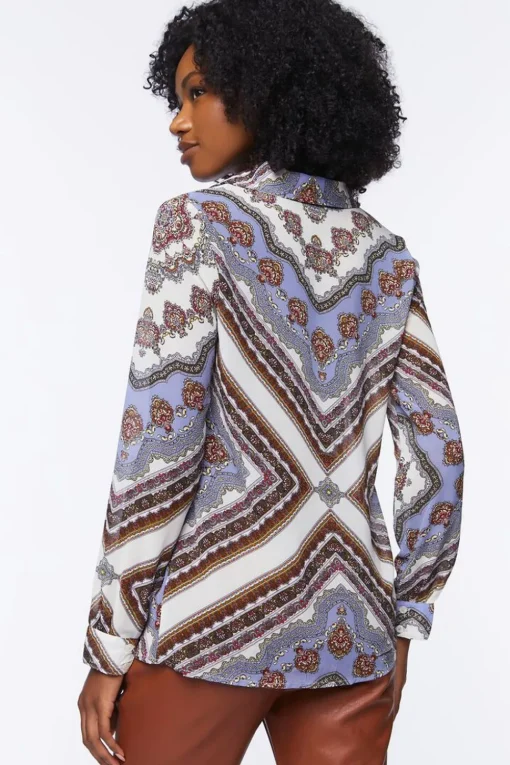 Paisley Print Buttoned Shirt