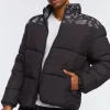 Paisley Print Puffer Jacket