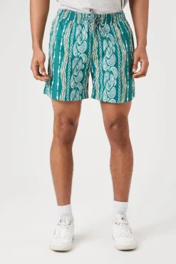 Paisley Print Swim Trunks