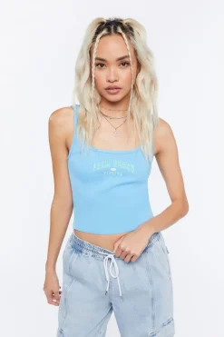 Palm Beach Cropped Tank Top