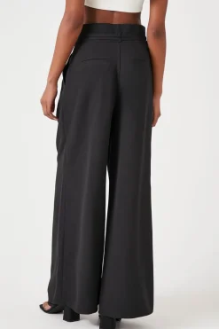 Paperbag Wide-Leg Pants