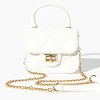 Pebbled Vinyl Mini Crossbody Bag