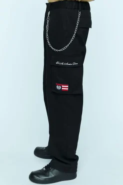 Phat Farm Wallet Chain Cargo Pants