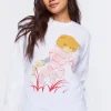 Pink Planet Long-Sleeve Graphic Tee
