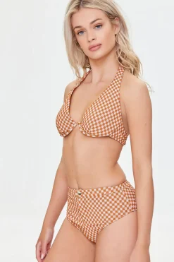 Plaid Bikini Bottoms