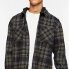 Plaid Combo Flannel Shirt