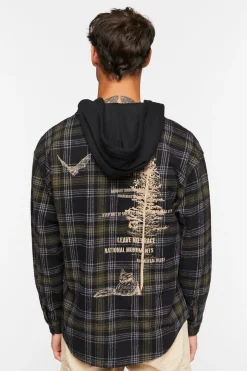 Plaid Combo Flannel Shirt