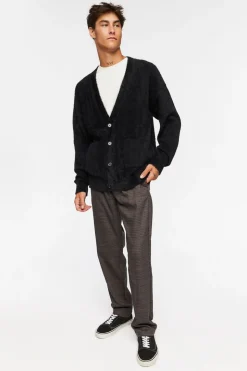 Plaid Drawstring Trousers