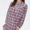 Plaid Flannel Nightgown