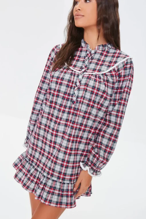 Plaid Flannel Nightgown