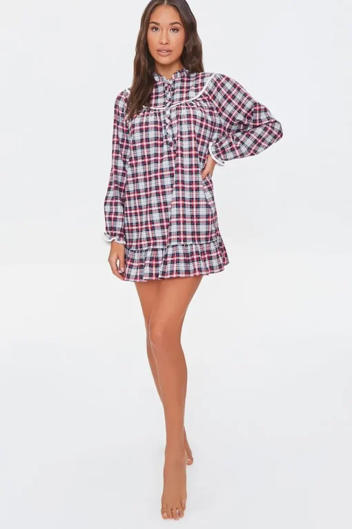 Plaid Flannel Nightgown