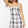 Plaid Mini Cami Dress