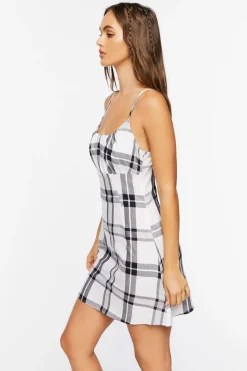 Plaid Mini Cami Dress