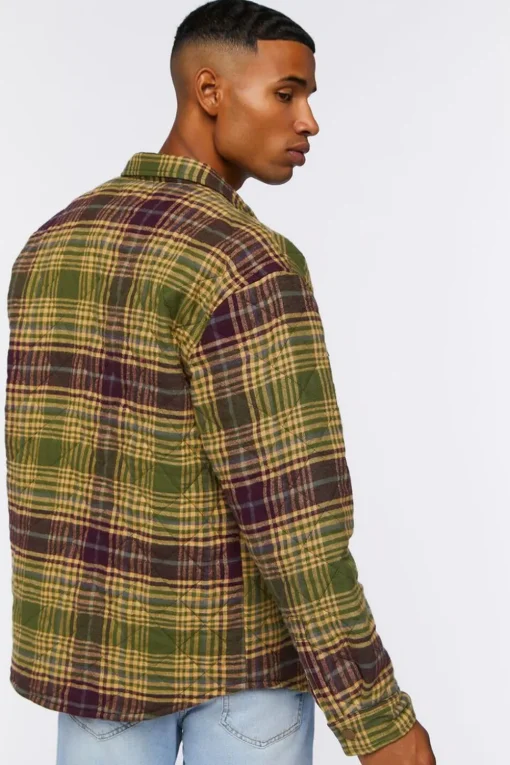 Plaid Quilted Shacket
