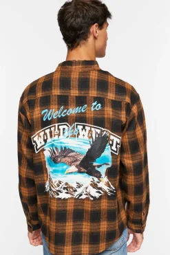 Plaid Wild West Graphic Shirt
