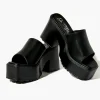 Platform Open-Toe Block Heels