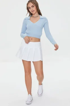 Pleated Mini Skirt
