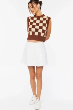Pleated Mini Skirt