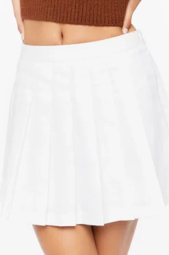 Pleated Mini Skirt