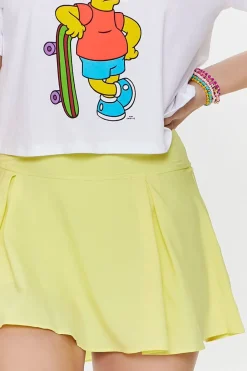 Pleated Mini Skort